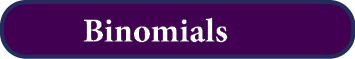  Binomials