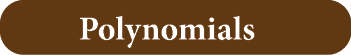  Polynomials