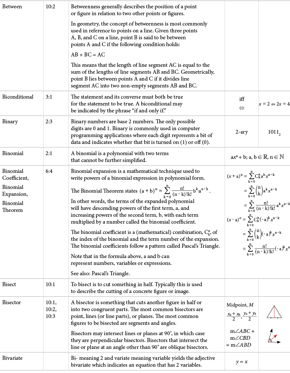 Betweenness Formula TMM Glossary