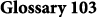 Glossary 103