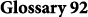 Glossary 92