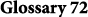 Glossary 72