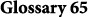Glossary 65