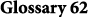 Glossary 62