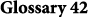 Glossary 42