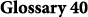Glossary 40