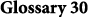 Glossary 30