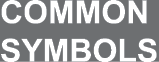 COMMON SYMBOLS
